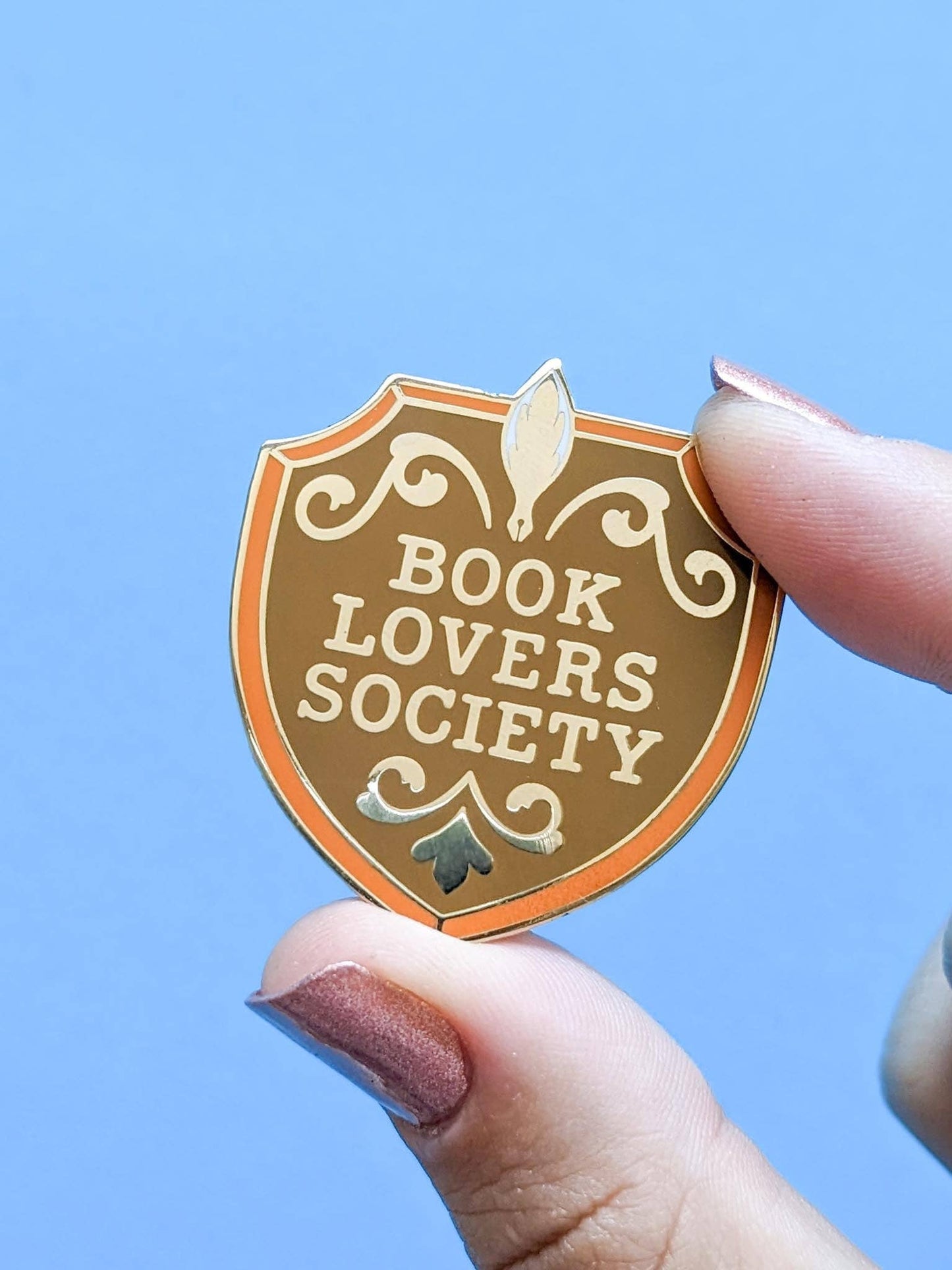 Book Lover Society Pin