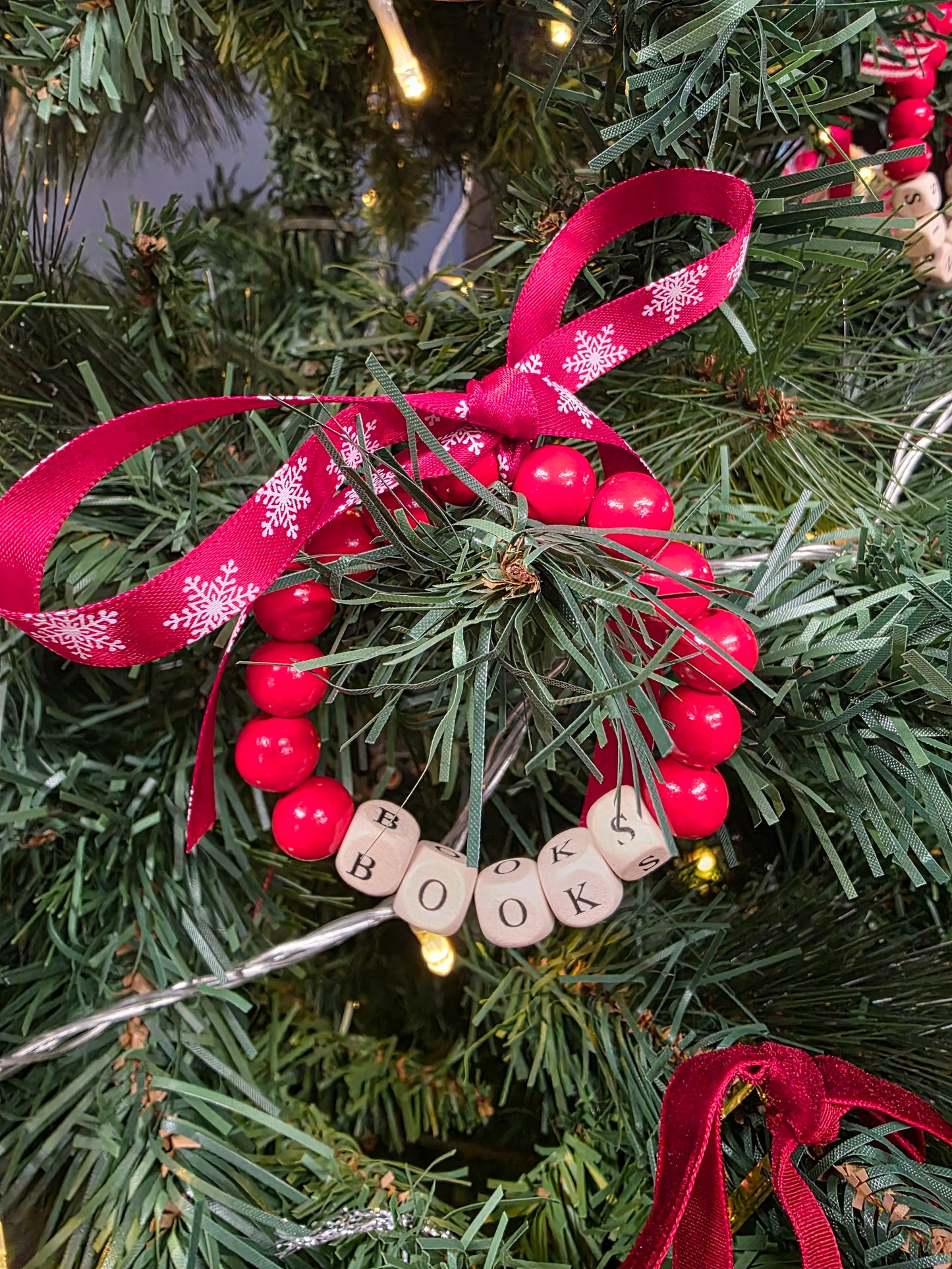 Bookish Christmas Tree Ornament
