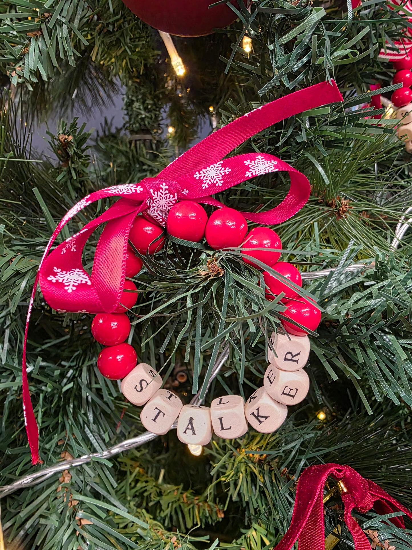 Bookish Christmas Tree Ornament