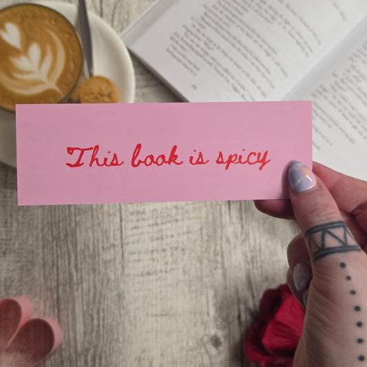 This Book is Spicy Bookmark