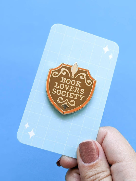 Book Lover Society Pin